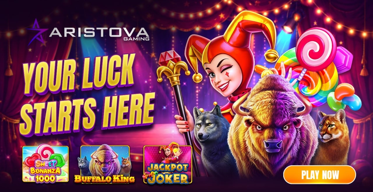 Aristova Carnival Adventures featuring Sweet Bonanza, Buffalo King and Jackpot Joker themes